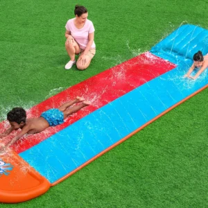 4.88m Tsunami Splash Ramp Double Slide