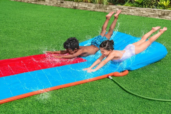 4.88m Tsunami Splash Ramp Double Slide - Image 4