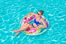 Tie Dye Deluxe Swim Tube
