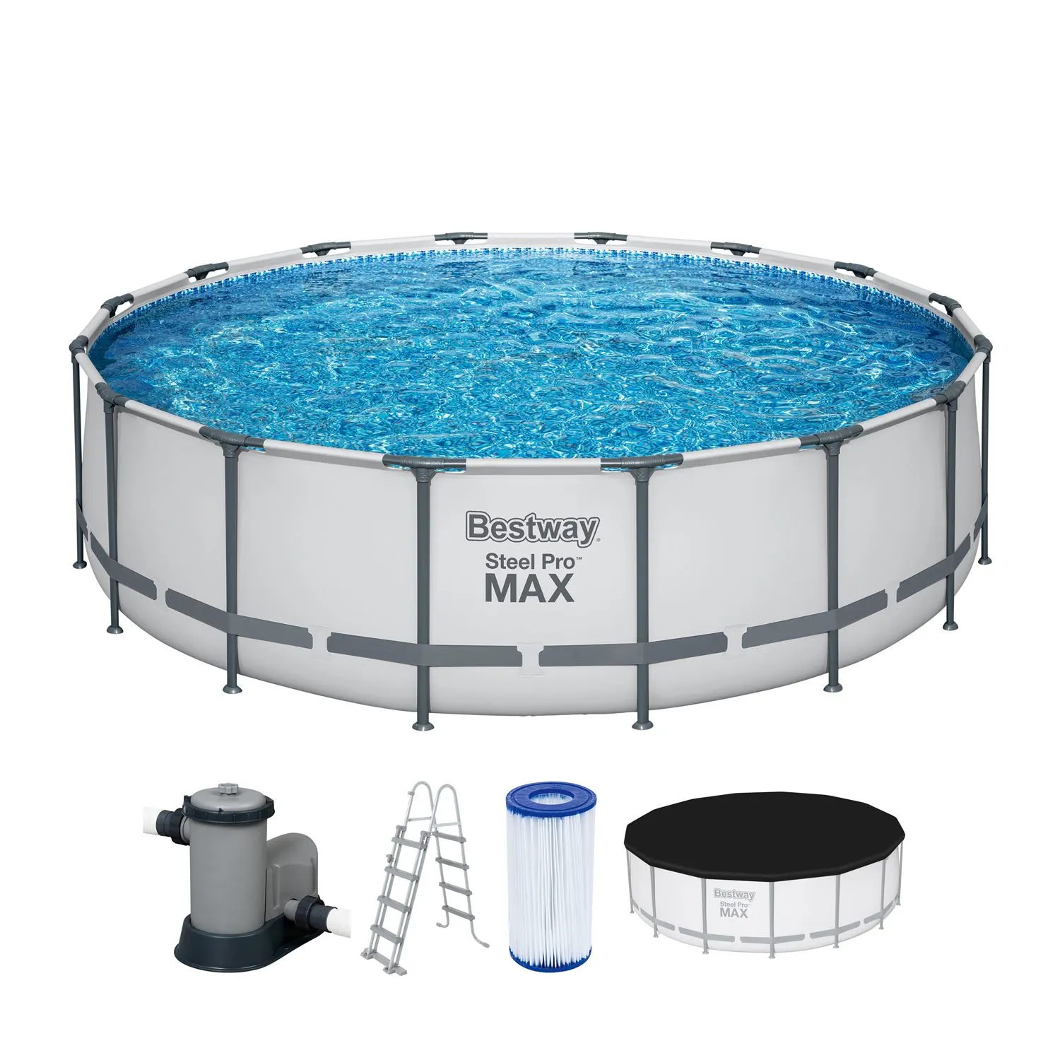 Steel Pro MAX™ Frame Pool Complete set with filter pump - Image 4