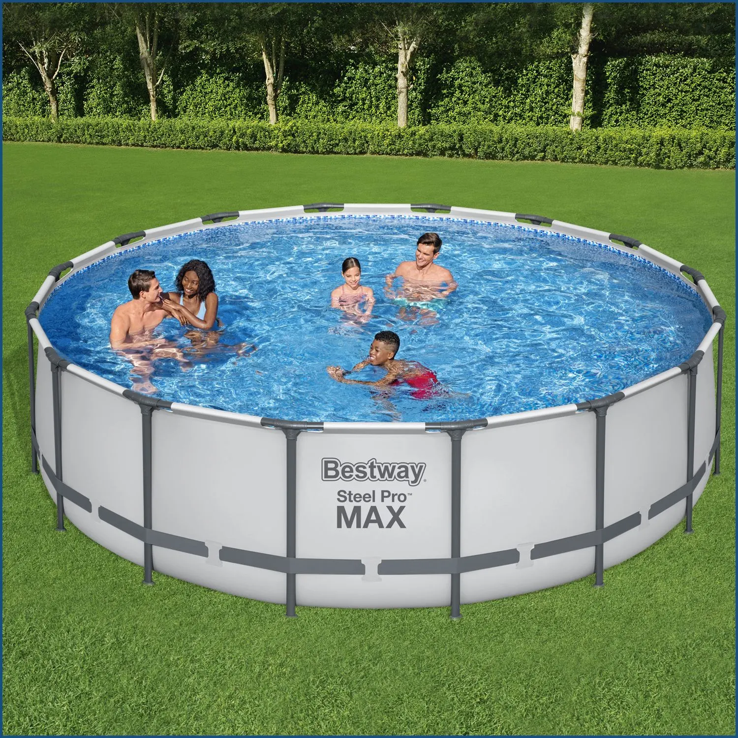 Steel Pro MAX™ Frame Pool Complete set with filter pump