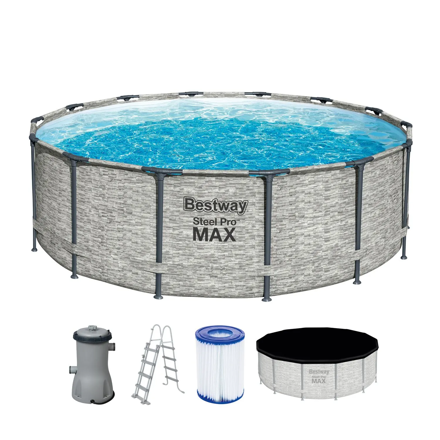 Steel Pro MAX™ Frame Pool Complete Set with Filter Pump - Image 2
