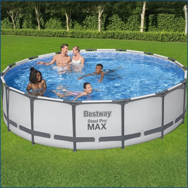 Bestway® Steel Pro MAX™ Frame Pool Complete Set with Filter Pump - Image 2