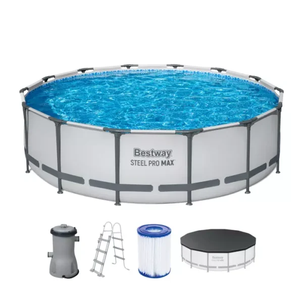 Bestway® Steel Pro MAX™ Frame Pool Complete Set with Filter Pump - Image 4