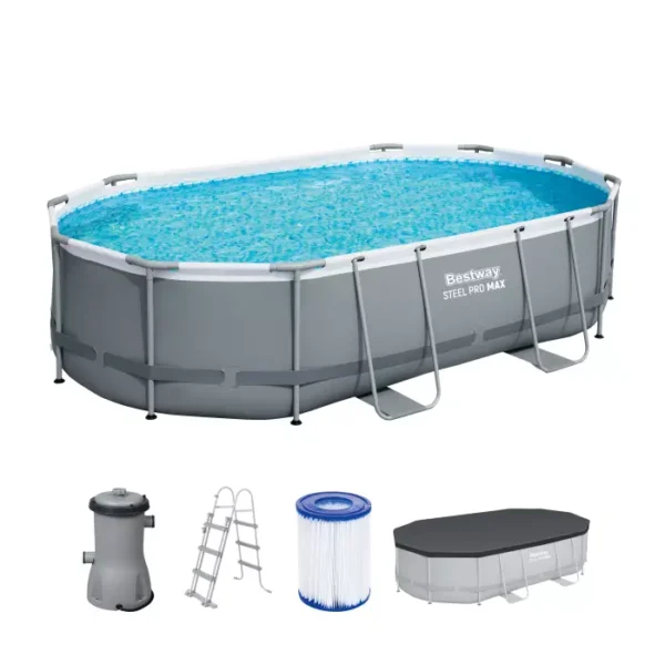 Bestway® Steel Pro MAX™ Frame Pool Complete Set with Filter Pump - Image 4