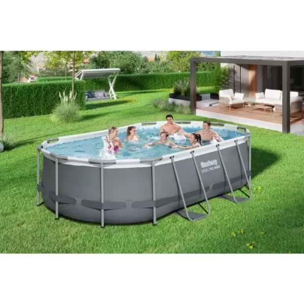 Bestway® Steel Pro MAX™ Frame Pool Set with filter pump