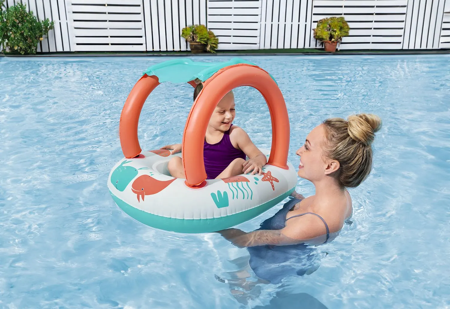 Comfort Plush Shaded Baby Boat