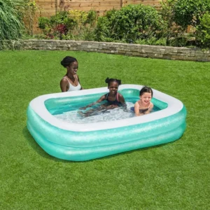Teal Rectangular Family Pool
