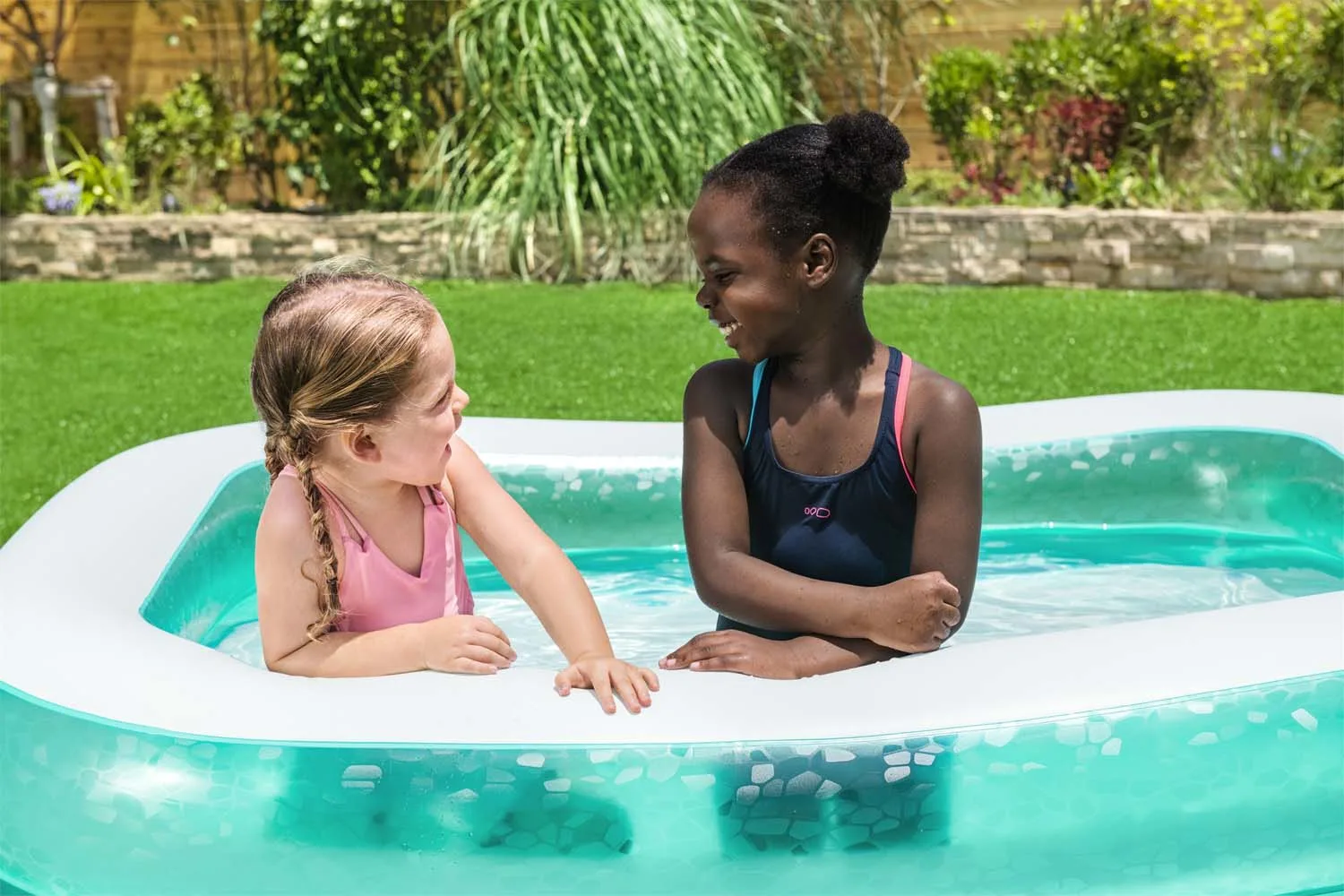 Teal Rectangular Family Pool - Image 5